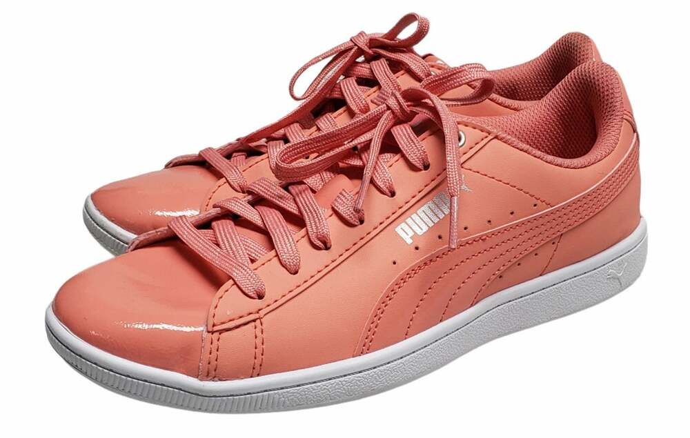Puma Vikky Soft Foam Pink Leather Shoes - Size 7.5